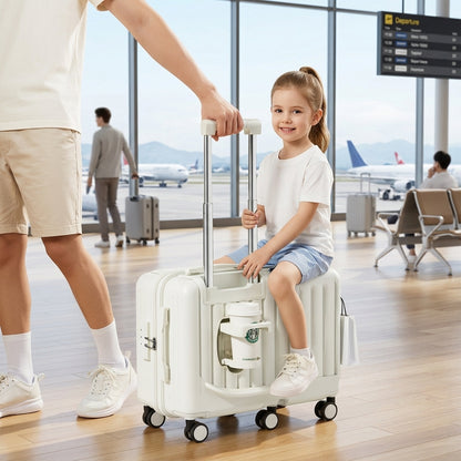 20 Inch Kids Ride-on Spinner Carry-on Luggage